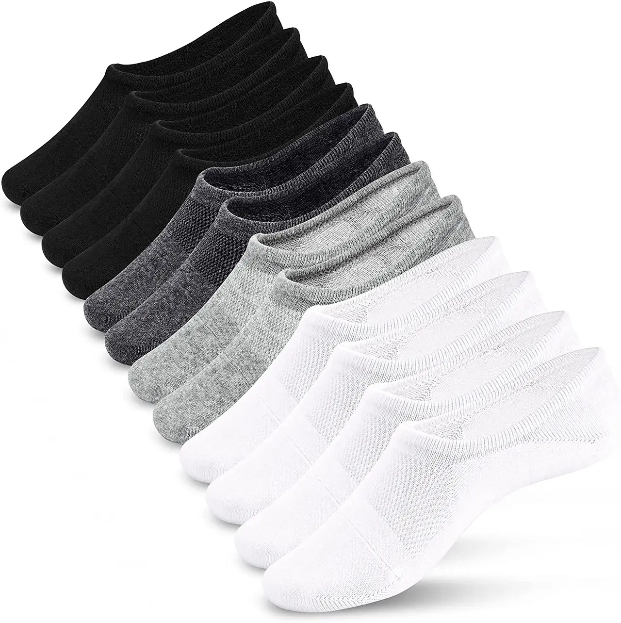 No Show Sock Women - IDEGG No-Show-Socken für Damen, niedrig geschnitten,