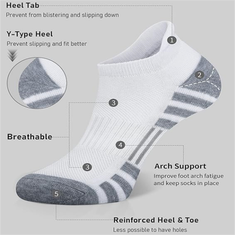 6/24 Paar gepolsterte, atmungs – Athletic Sock Cushion Bewertung und Preis