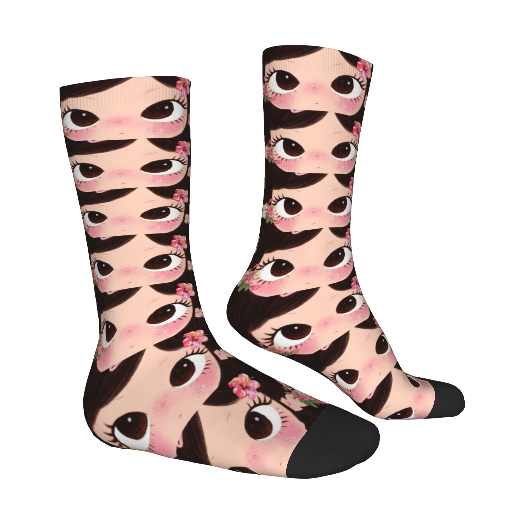 Maßgefertigte Big Eyes Girl Co – Dress Sock Men Bewertung und Preis