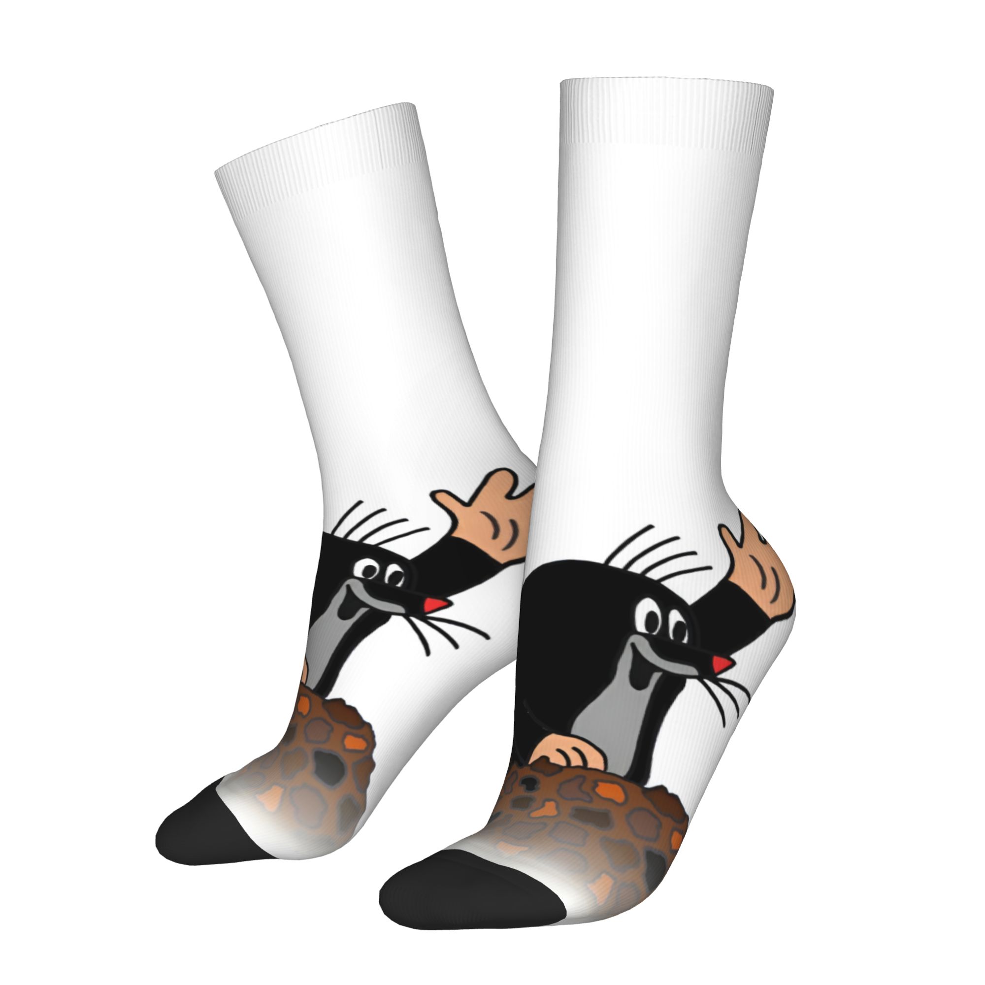 Maßgefertigte Lustige Cartoon- – Dress Sock Men Bewertung und Preis