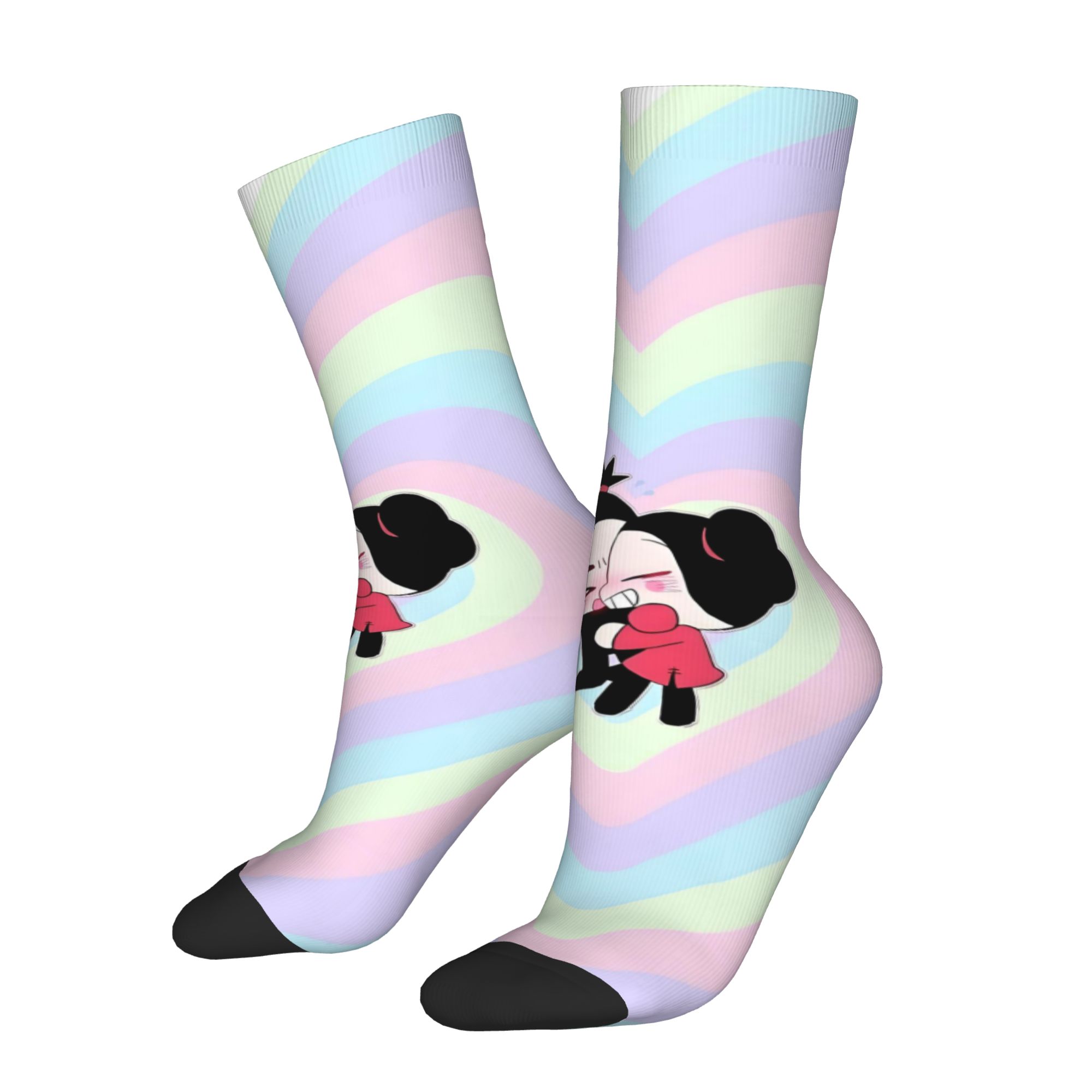 Individuelle Niedliche Cartoon – Dress Sock Men Bewertung und Preis